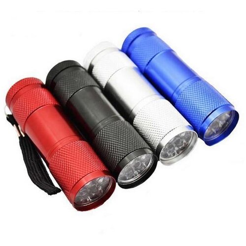  9LED ročna baterijska svetilka MIX 27x90mm Cene