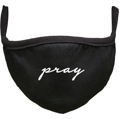 MT Accessoires Black Face Mask Pray Wording Slike