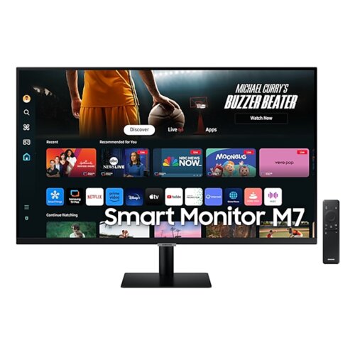 Samsung monitor 80 cm (31,5") LS32DM702UUXDU 3840x2160 smart tv tizen va 4ms 2x hdmi usb-c 65W 2xUSB2.0 zvočniki 2x5W NTSC72% bt wifi 2xUSB2.0 HDR10 M7 črna, (21560832) Cene