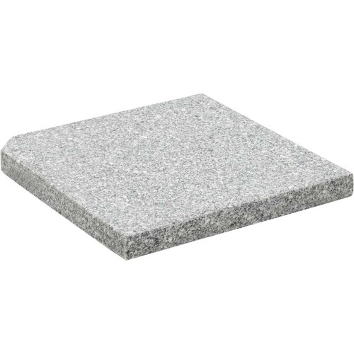 VidaXL Utezi za suncobran 4 kom sivi granitni kvadratni 100 kg Slike