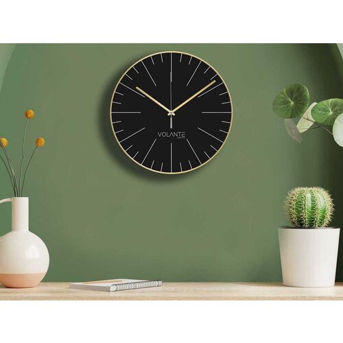 Wallity Zidni sat 261212-Altn1Altn, 30x30 cm, Zlatne boje Cene