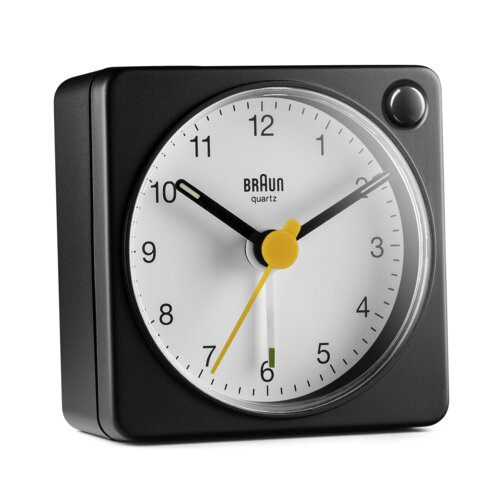 Braun BC 02 XBW quartz alarm black / white with light switch Cijene