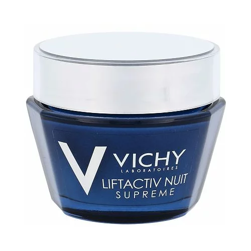 Vichy liftactiv supreme nočna krema za obraz za vse tipe kože 50 ml poškodovana škatla za ženske