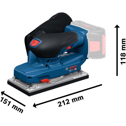 Bosch GSS18V-18 Vibraciona brusilica 06019R7001 Slike