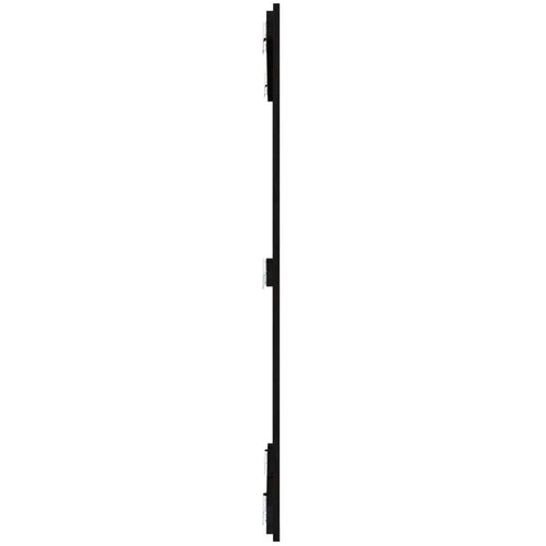  Zidno uzglavlje crni 108x3x110 cm od masivne borovine Slike
