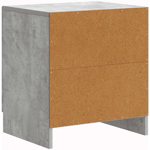  Noćni ormar 2 pcs Betonska siva 43 x 34,5 x 47 cm Slike