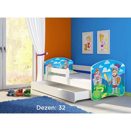 ACMA dečiji krevet ii 160x80 f + dušek 6 cm WHITE32 Cene