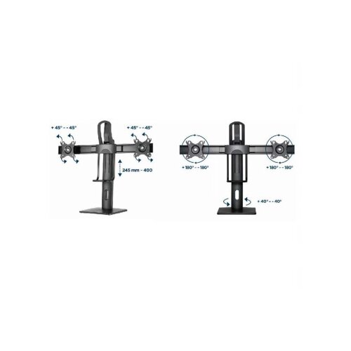  NOSAČ STALAK ZA DVA MONITORA GEMBIRD MS-D2-01, do 27&rdquo;, up to 6 kg Cijene