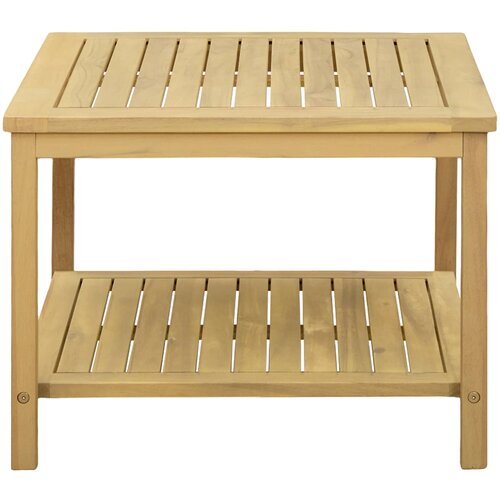  Bocni stol Prirodna nafta 60 x 60 x 45 cm Čvrsto drvo akacije Slike