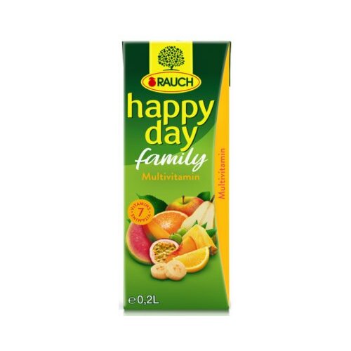 Rauch sok happy day family multivitamin 0,2L Slike