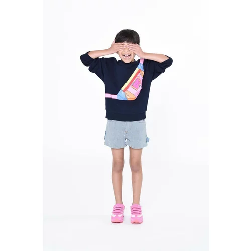 Marc Jacobs Dječje traper kratke hlače s uzorkom