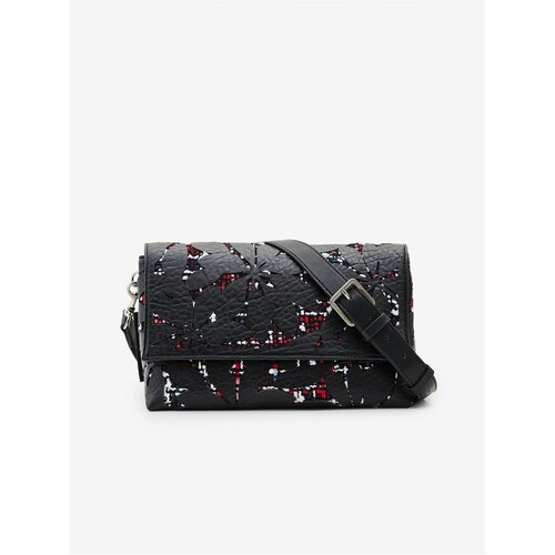 Desigual Black Women's Patterned Handbag Onyx Venecia 2.0 - Women Cene