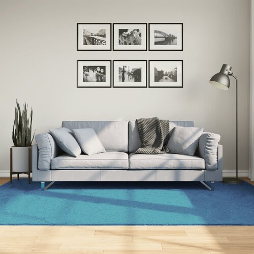  Tepih OVIEDO kratkih vlakana tirkizni 160x230 cm Slike