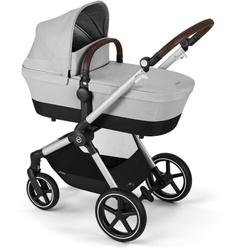 Cybex Gold&amp;reg; otro&amp;scaron;ki voziček 3v1 eos&amp;trade; lux lava grey (silver frame) + aton&amp;trade; b2 steel grey Slike