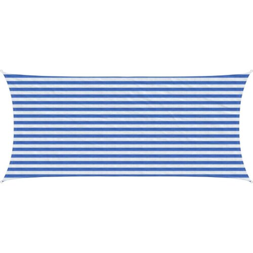 Senčna platna Modra in bela 2 x 4 m HDPE, (5000241453) Cene