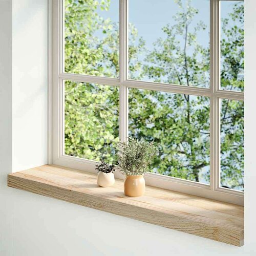  Prozorske klupice 2 kom 100x20x2 cm netretirane masivne hrast Slike