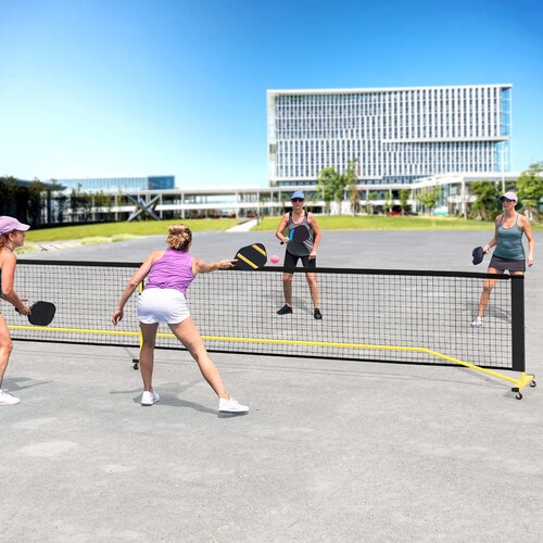 &amp;Scaron;port in prosti čas Prenosna mreža za piklbal s kolesi 6,7 m Slike