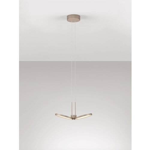 Nova Luce LED viseća svjetiljka aluminijska s mogućnosti zatamnjivanja mat zlatna &amp;oslash; 32,5 cm Vea &amp;ndash; Slike