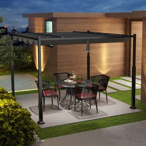  Terasa pergola, 3x3m, siva Cijene