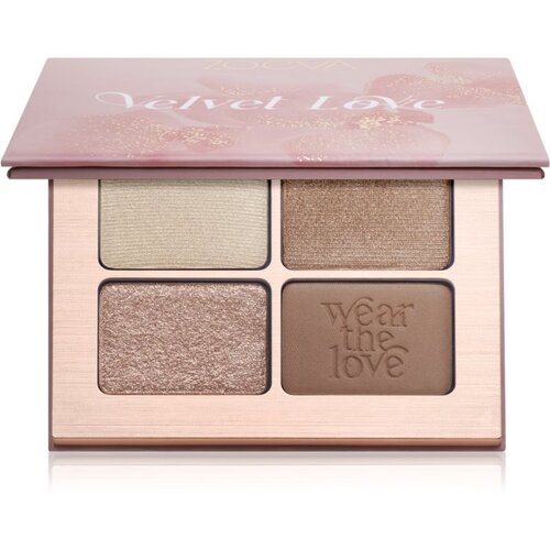 ZOEVA Velvet Love Eyeshadow Quad paleta senčil za oči odtenek Beautiful Bright Eyes 4x1,5 g Cene