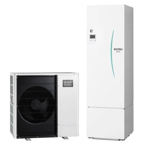 Mitsubishi PUZ-SWM100YAA+ERST30D-YM9ED 10 kW toplotna črpalka z itegriranim 300l bojlerjem (ogrevanje + hlajenje) z montažo - Cene