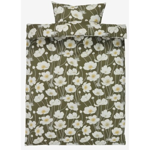  Posteljina Siw flanel 140x200 maslinasta ( 1833780 ) Cene