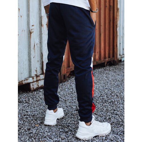 DStreet Men's sweatpants navy blue Cene