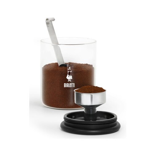 Bialetti steklena posoda za kavo z žlico za 250 g Slike