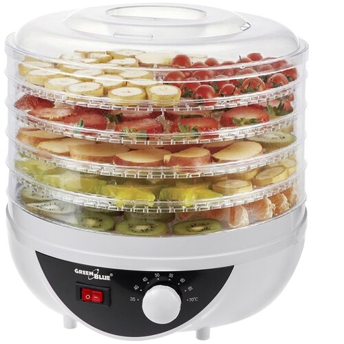 GreenBlue mushroom, vegetable and fruit dryer, 250W power, very quiet, 5 sieves, GB195 Cijene