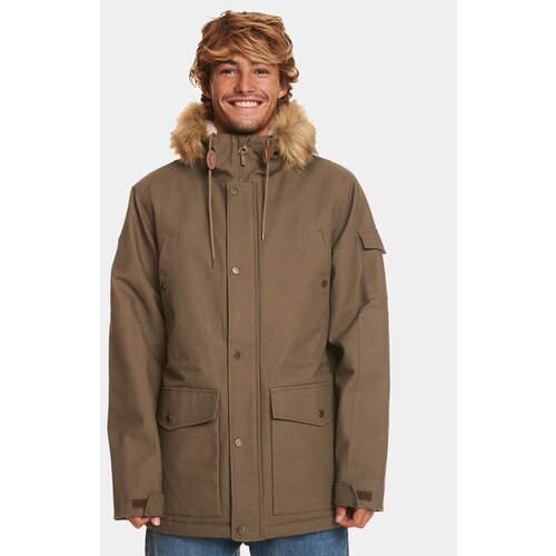 Quiksilver Zimska jakna Long Trip Jckt EQYJK03988 Rjava Regular Fit Slike