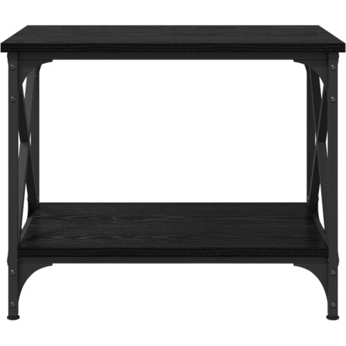 VidaXL Bocni stol Crni hrast 55 x 38 x 45 cm Konstruirano drvo Slike