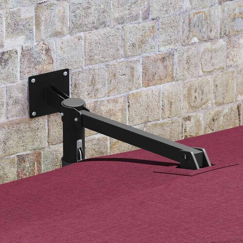  Vrtni suncobran Bordeaux Crvena 248,5 x 247,5 x 160 cm Slike