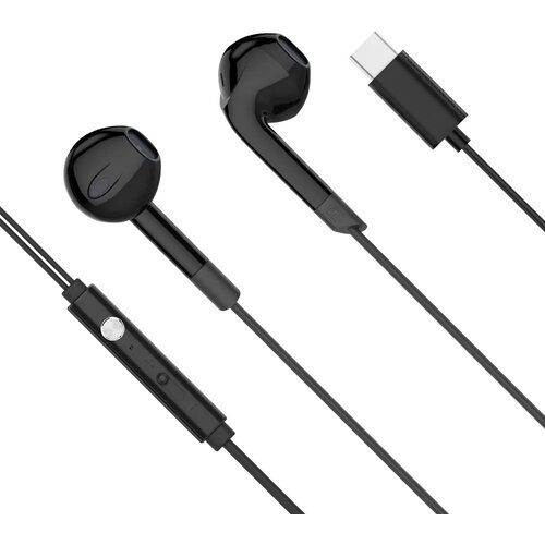 Krüger&Matz Slušalke žične za v uho KRUGER-MATZ C2-BL, mikrofon, USB-C, 120cm, črne, (5000118039) Cene