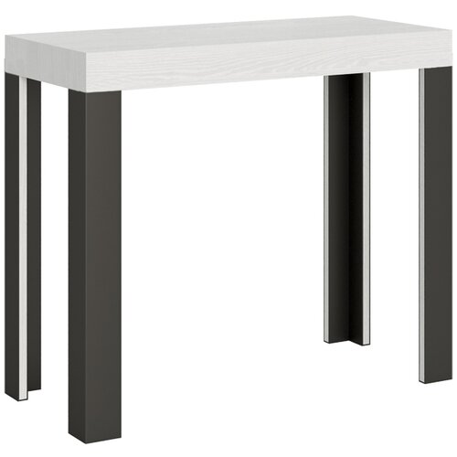 Ityhome 90 x 77 konzolna miza bela, (20847800) Slike