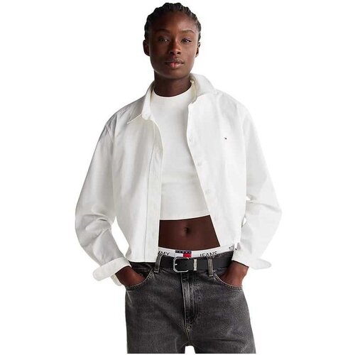 Tommy Hilfiger crop fit ženska košulja THDW0DW19354-YBL Cene