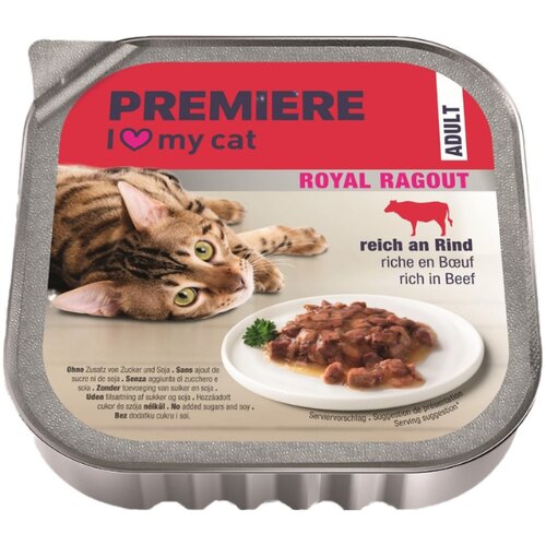 Premiere Cat Adult Royal Ragu govedina 100 g ALU-pak Slike