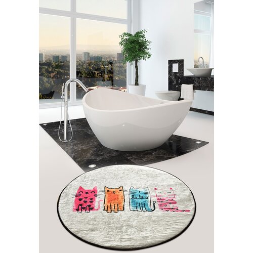 Hanah home prostirka za kupatilo 100cm Šarena Slike