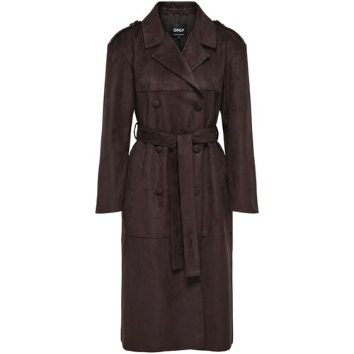 Only Parke Onlbine Life Faux Suede Trenchcoat Otw 15356625 Slike