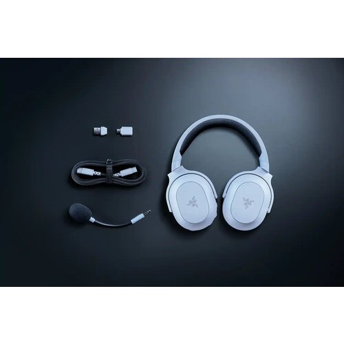 Razer Slu&scaron;alke Barracuda X Chroma Wireless, bele, (5000046809) Cene