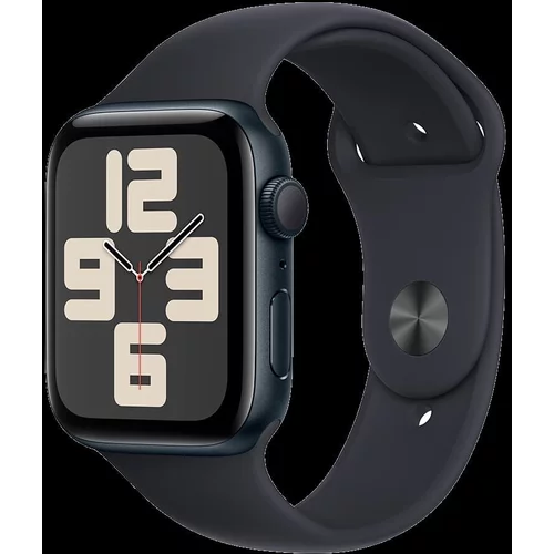 Apple Watch SE3 GPS 44mm Midnight Alu Case w Midnight Sport Band – M/L