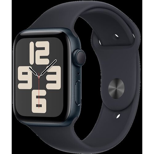 Apple Watch SE3 GPS 44mm Midnight Alu Case w Midnight Sport Band &amp;ndash; M/L Slike