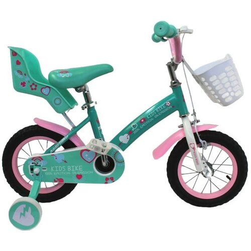 Kids ride Bicikl za djevojčice 26627/KB005, 12 inch, Zelena Cijene