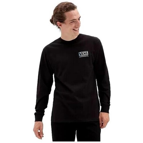 Vans Majice z dolgimi rokavi CAMISETA HOMBRE GLOBAL STACK VN00055SBLK1 Črna Slike