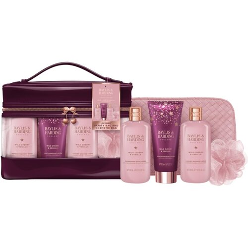 Baylis & Harding Wild Cherry & Vanilla darilni set kozmetična torbica Cene