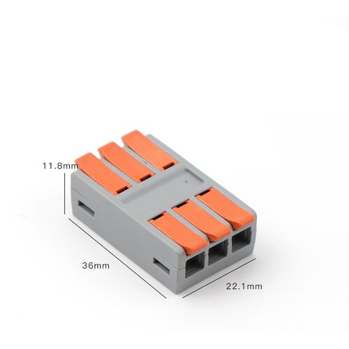 INF 3 In 3 Out Quick Wiring Cable Kompakten električni priključek, (21553842) Cene