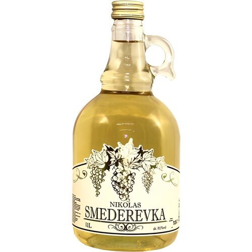  Belo vino NIKOLAS Smederevka balon 1l Slike