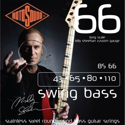 Rotosound žice za bas gitaru 043/110 BILLY SHEEHAN CUSTOM SIGNATURE SET - BS66 Cene