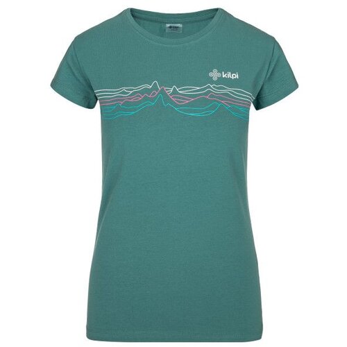Kilpi Women&amp;#039;s cotton T-shirt TOFFEES-W DARK GREEN Slike