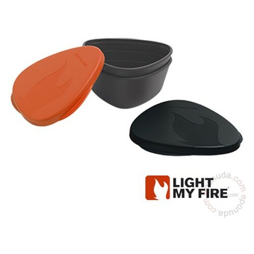 Light My Fire Posuda SnapBox original 2-pack (Black) Slike