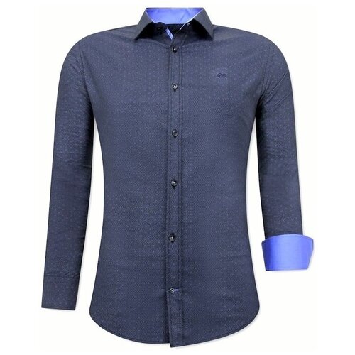 Tony Backer Srajce z dolgimi rokavi 120034545 Modra Slike